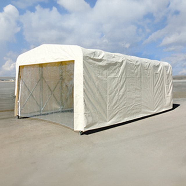 キャスターテント